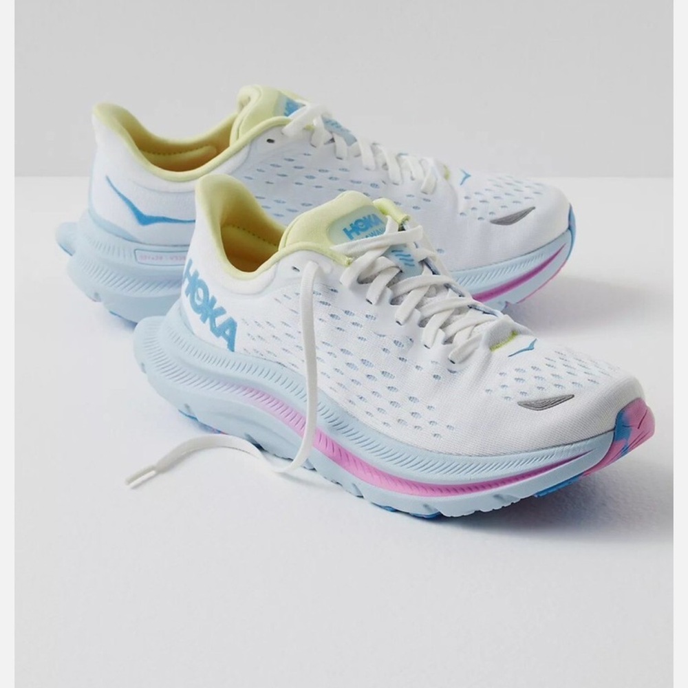 Hoka Women's Kawana Shoes - White Ice